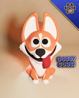 Doggy Corgi 3d model
