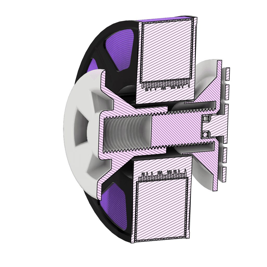 SPOOL HOLDER OPTIMIZED 3d model