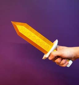 DnD Dice Holder - Dice Holding Sword 3d model