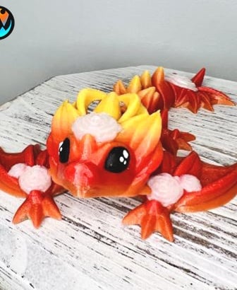 TIny Rose Wyvern 3d model