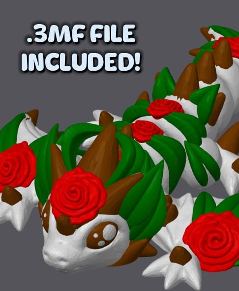 TIny Rose Wyvern 3d model