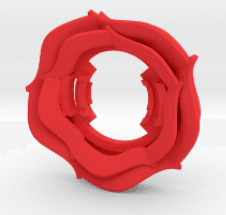 BEYBLADE THORN ROSE | COMPLETE | ANIME SERIES 3d model