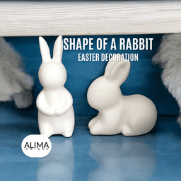 Shape of a Rabbit - Easter Decoration for your home - Support Free 3d model
