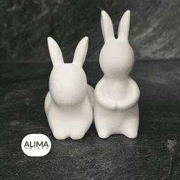 Shape of a Rabbit - Easter Decoration for your home - Support Free 3d model