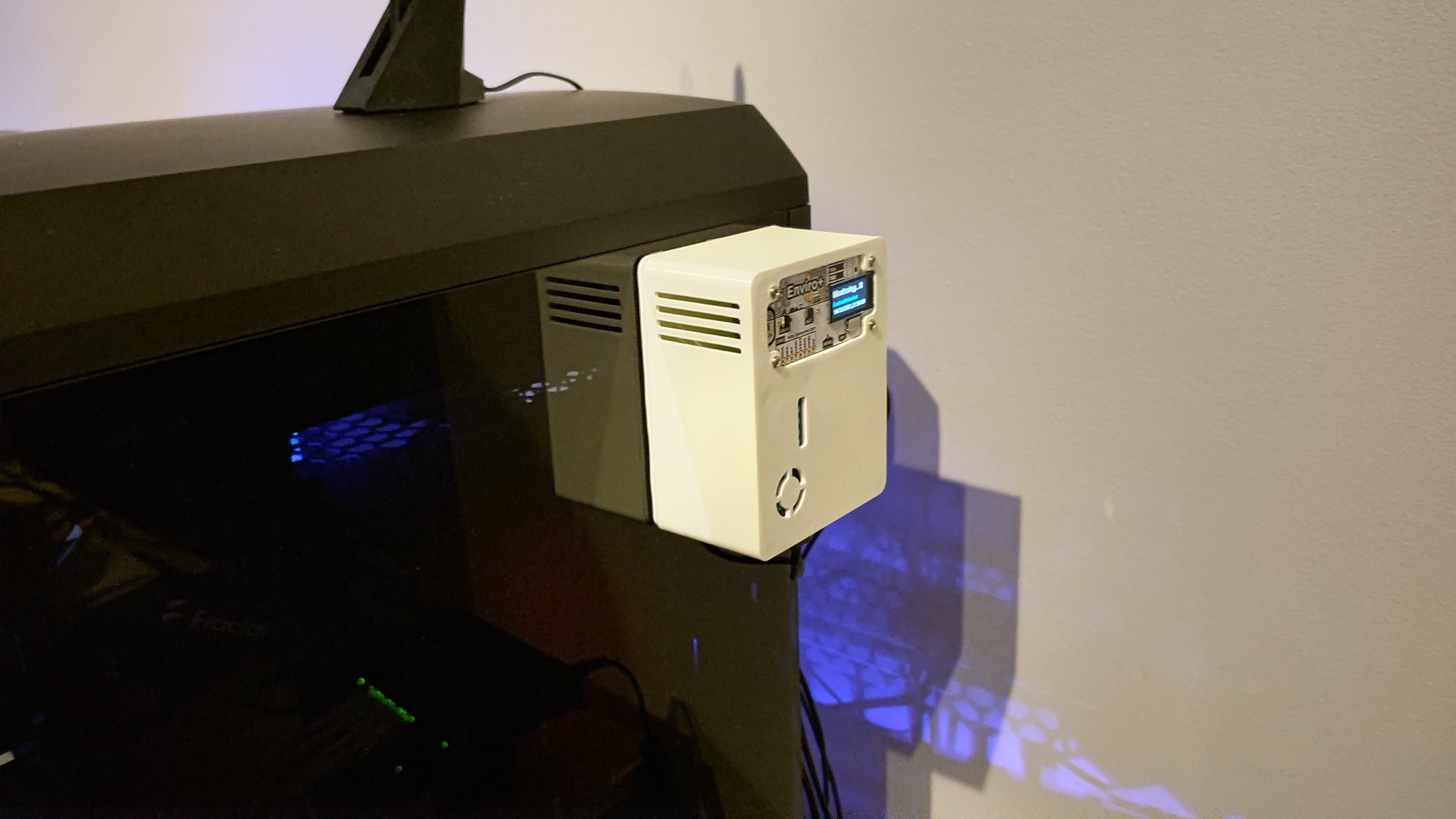 Pimoroni Enviro+ Environment Monitor housing 3d model