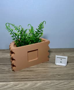 Modern Wall Mounted Planter 3d model