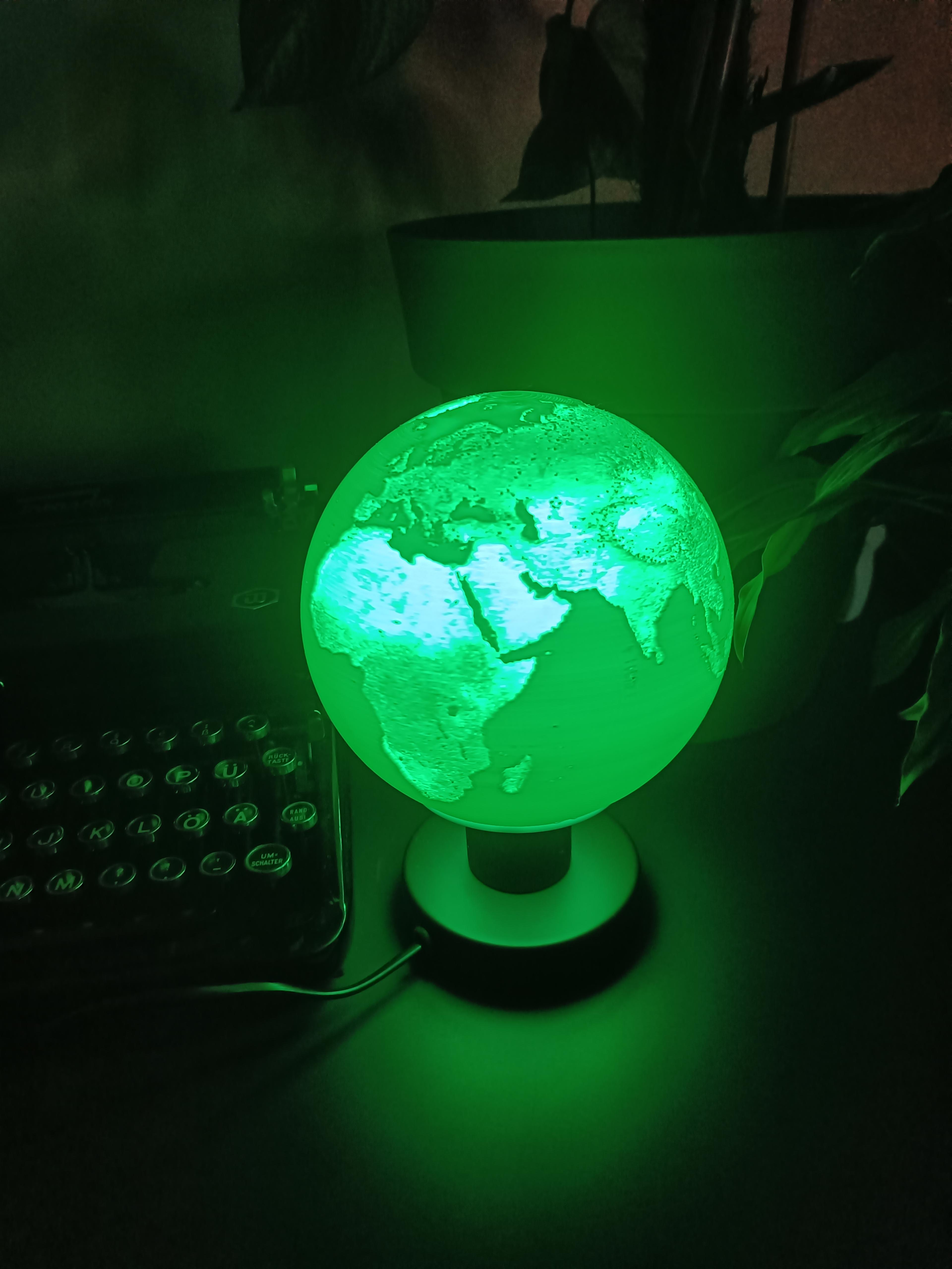 Earth Desk Lamp 3d model