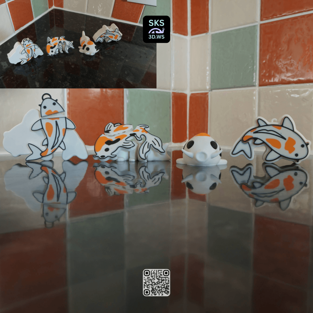 Ultimate Koi Fidget & Clicker Collection (4-in-1 Master Pack) 3d model