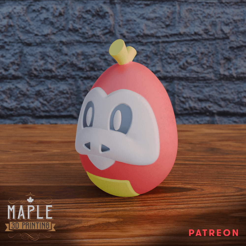 Fuecoco Easter Egg - Pokemon 3d model