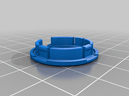 1/2in Grommet with slit (Electrical box) 3d model