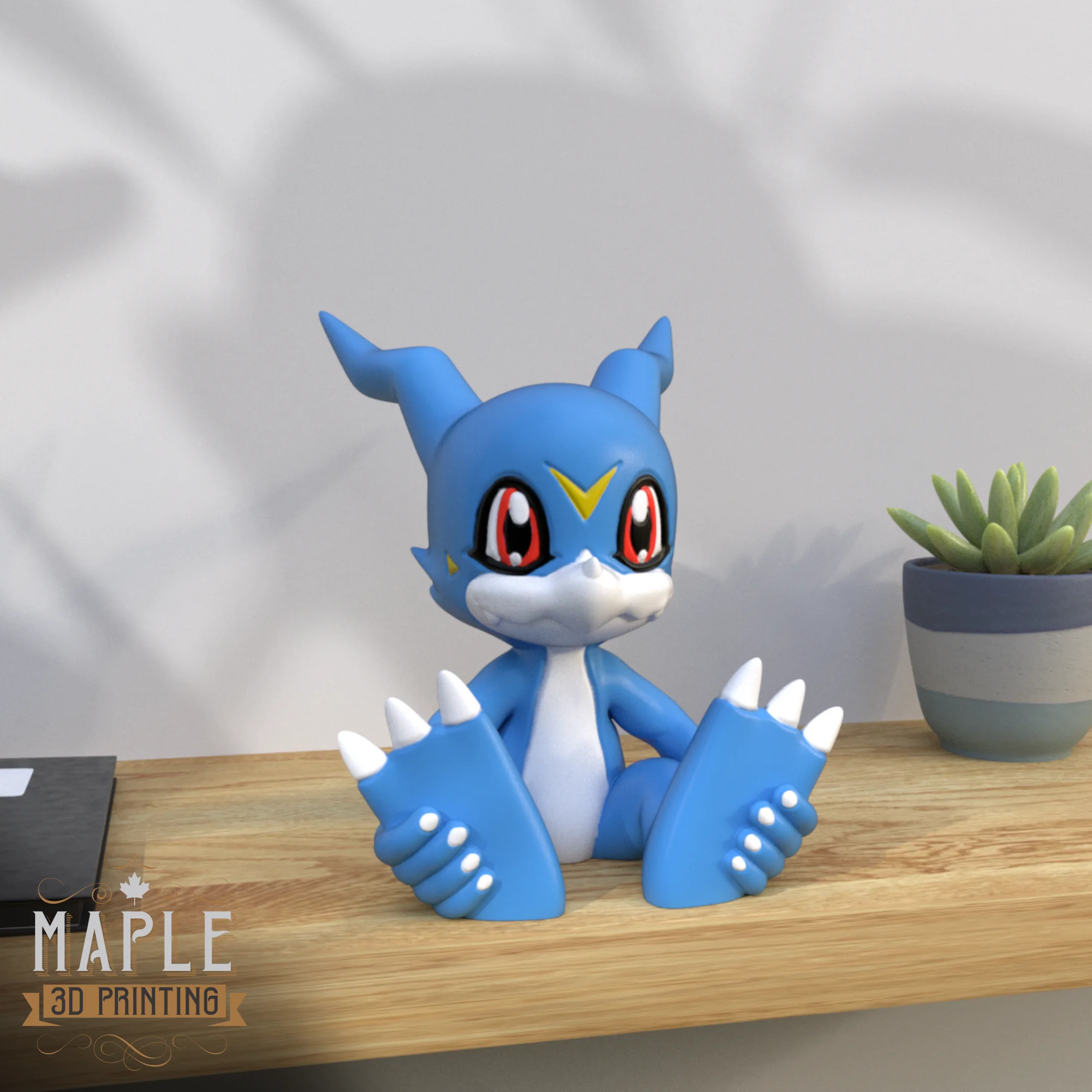 Veemon - Digimon - Supported 3d model