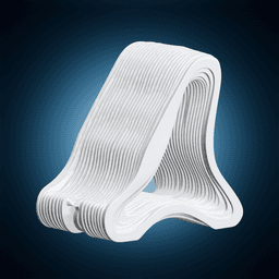 Parametric Waveform Phone Stand 3d model