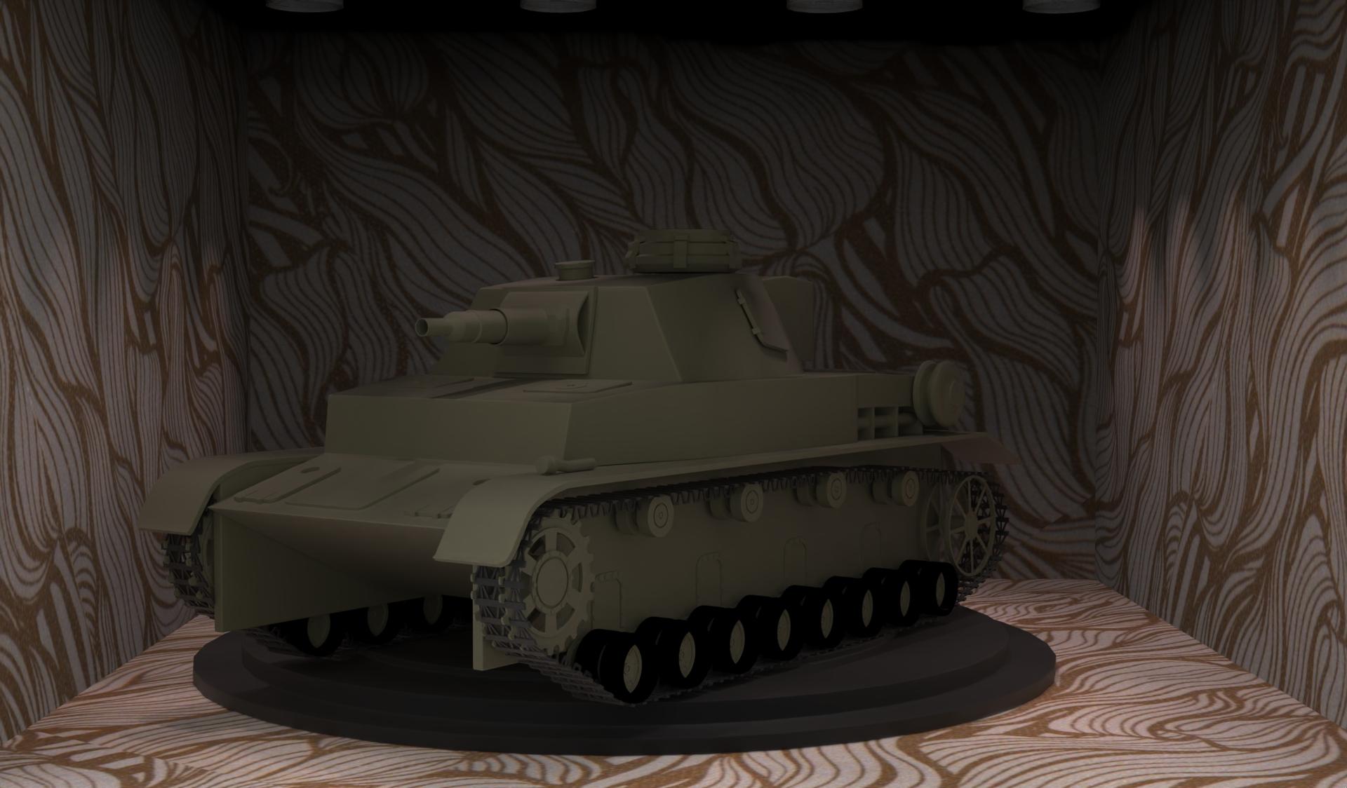 Panzer IV Ausf F2 - Sd.Kfz.fbx 3d model