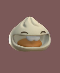 Steamed bun.stl 3d model
