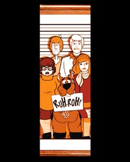 Scooby Doo Where are You?? Fanart Set of Bookmarks 3d model