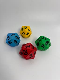 D20 Fidget Clicker 3d model