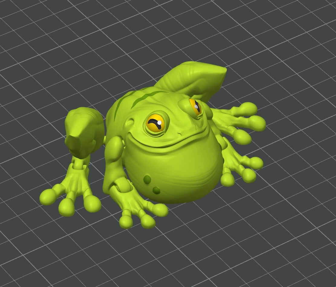 Smiley Toad 3d model