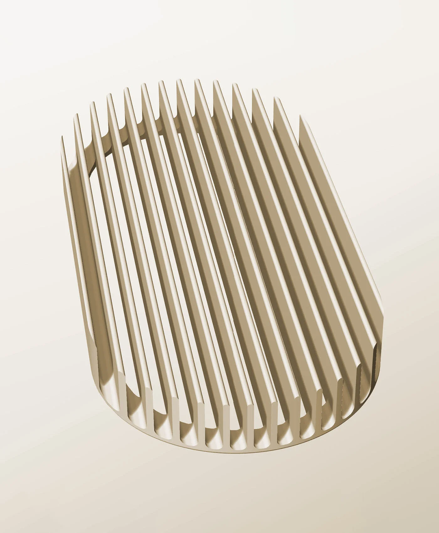 ARX96-20 Slotted Rack With Louvers - Slotted Dry Rack 3d model