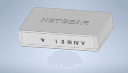 Netgear FS605 Switch Case 3d model