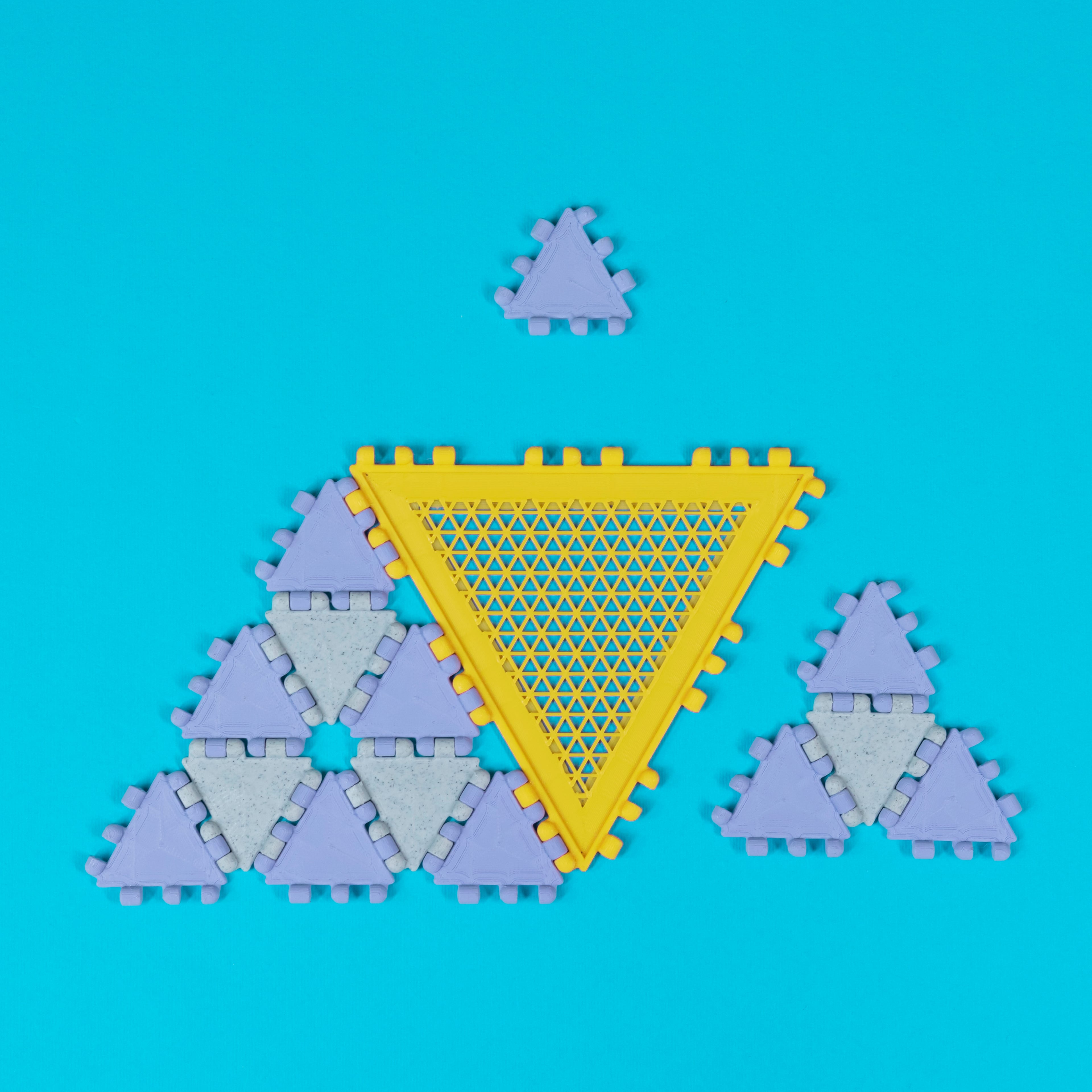 Polypanels // 3x3x3 Triangle 3d model