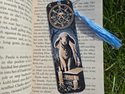 Silent Watch – 3D Printed Bookmark (HueForge Multi-Color Design) 3d model