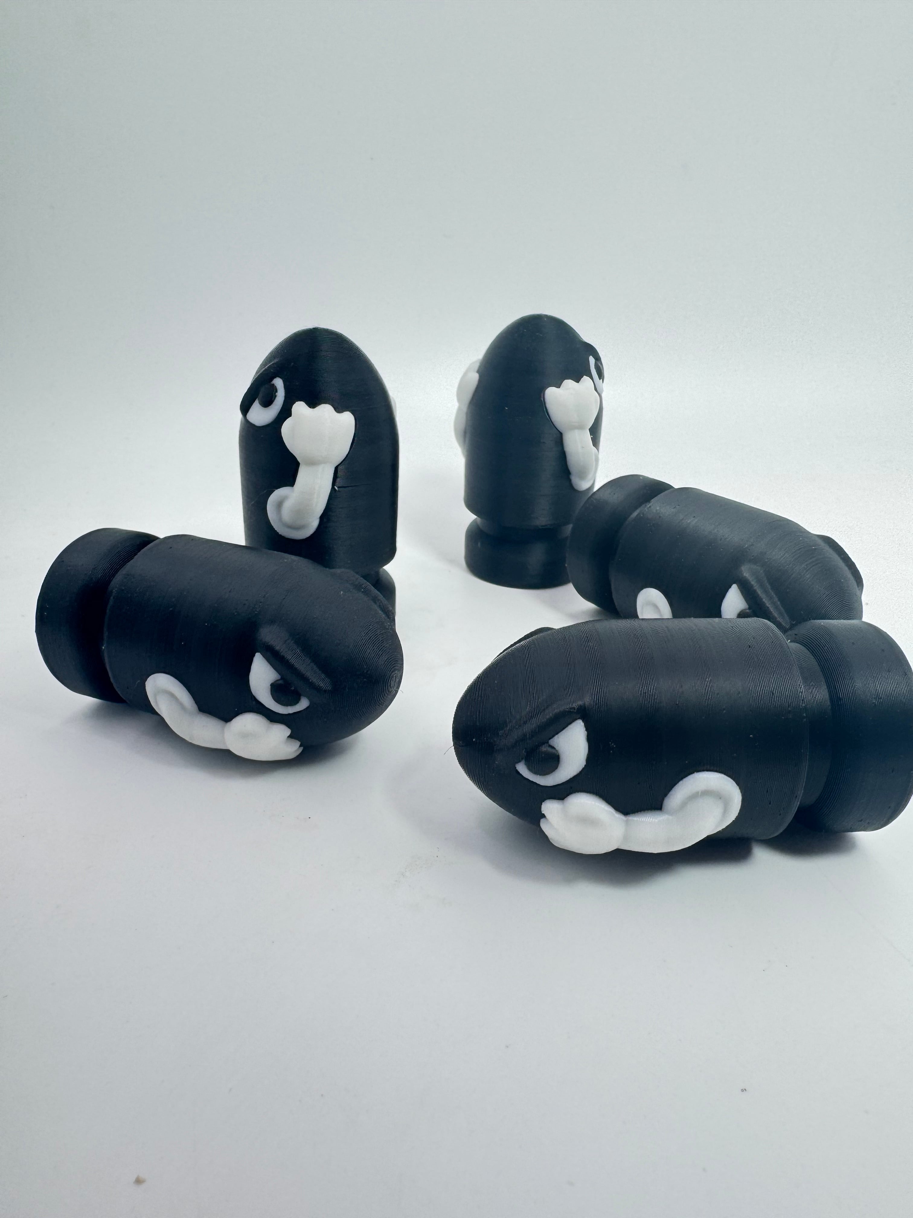 Bullet Bill Clicker Fidget 3d model