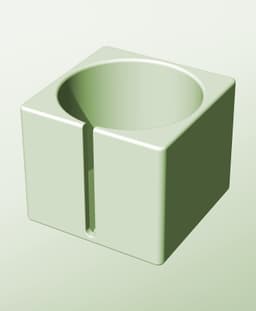 CS128-120-S Stacking slotted component box bin for makers 3d model