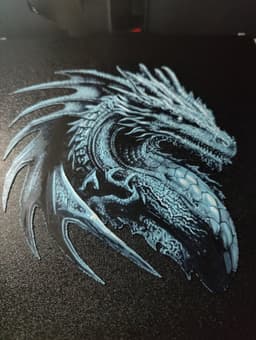 HueForge Dragon 3d model