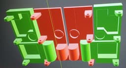 Page Turner from 4 key pc keyboard USB 3d model