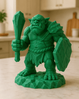 Orc Shield Warrior STL 3d model