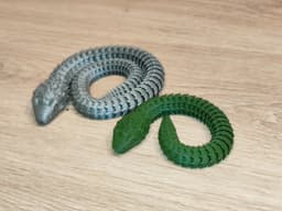 Articulated snake - new design 200mm and 350mm lenght 3d model