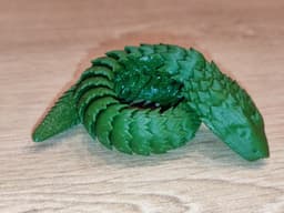Articulated snake - new design 200mm and 350mm lenght 3d model