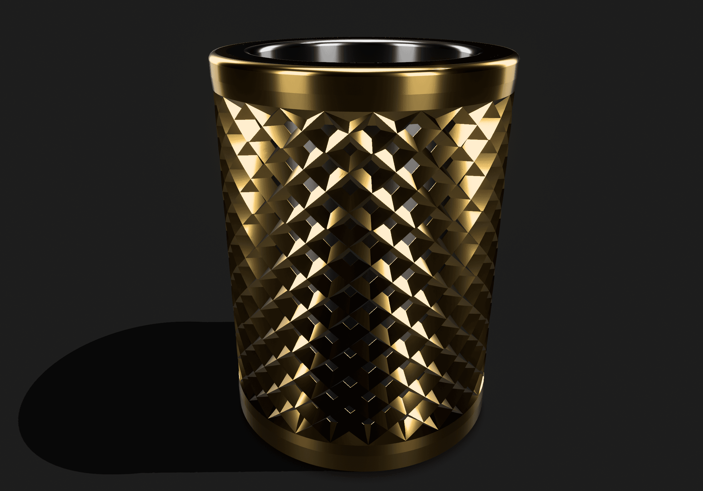 double dia coozie (support free) 3d model