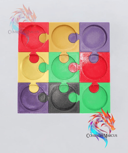 Amiibo Stackable Puzzle Display / no supports 3d model