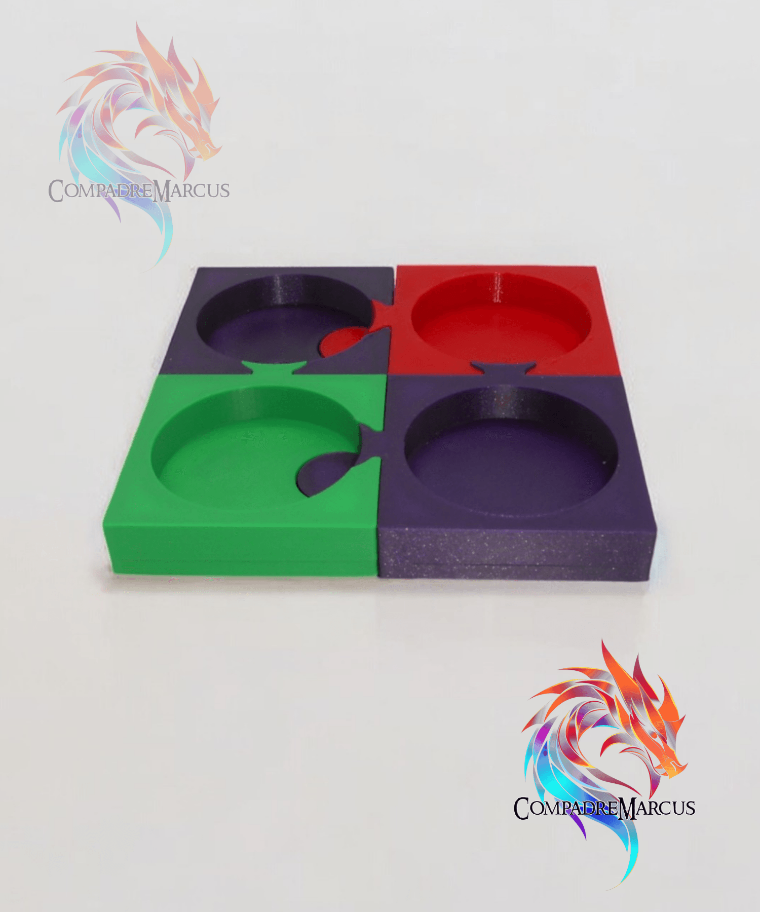 Amiibo Stackable Puzzle Display / no supports 3d model