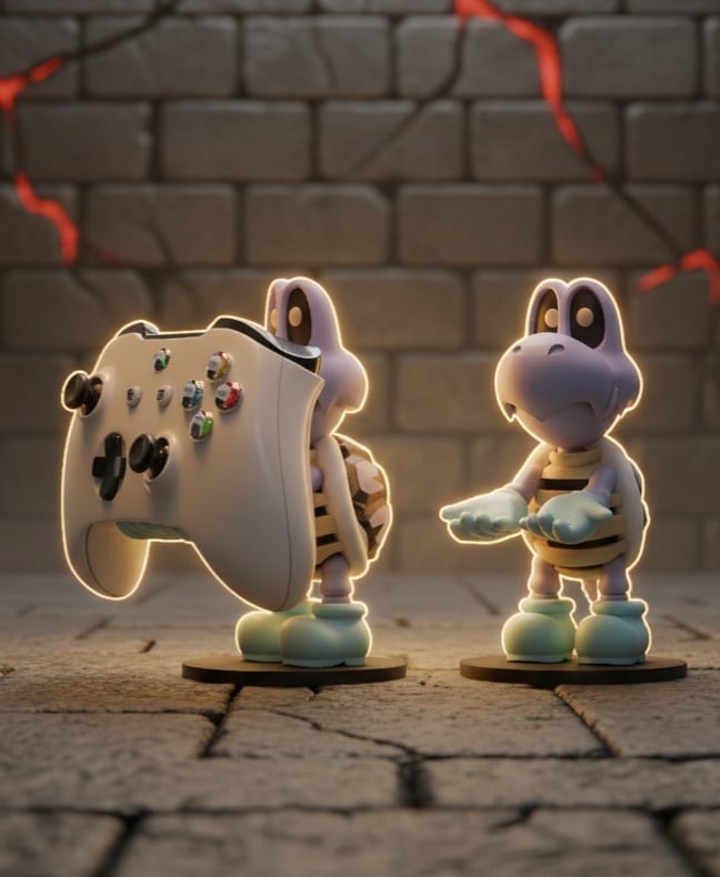 Dry Bones Controller Stand 3d model