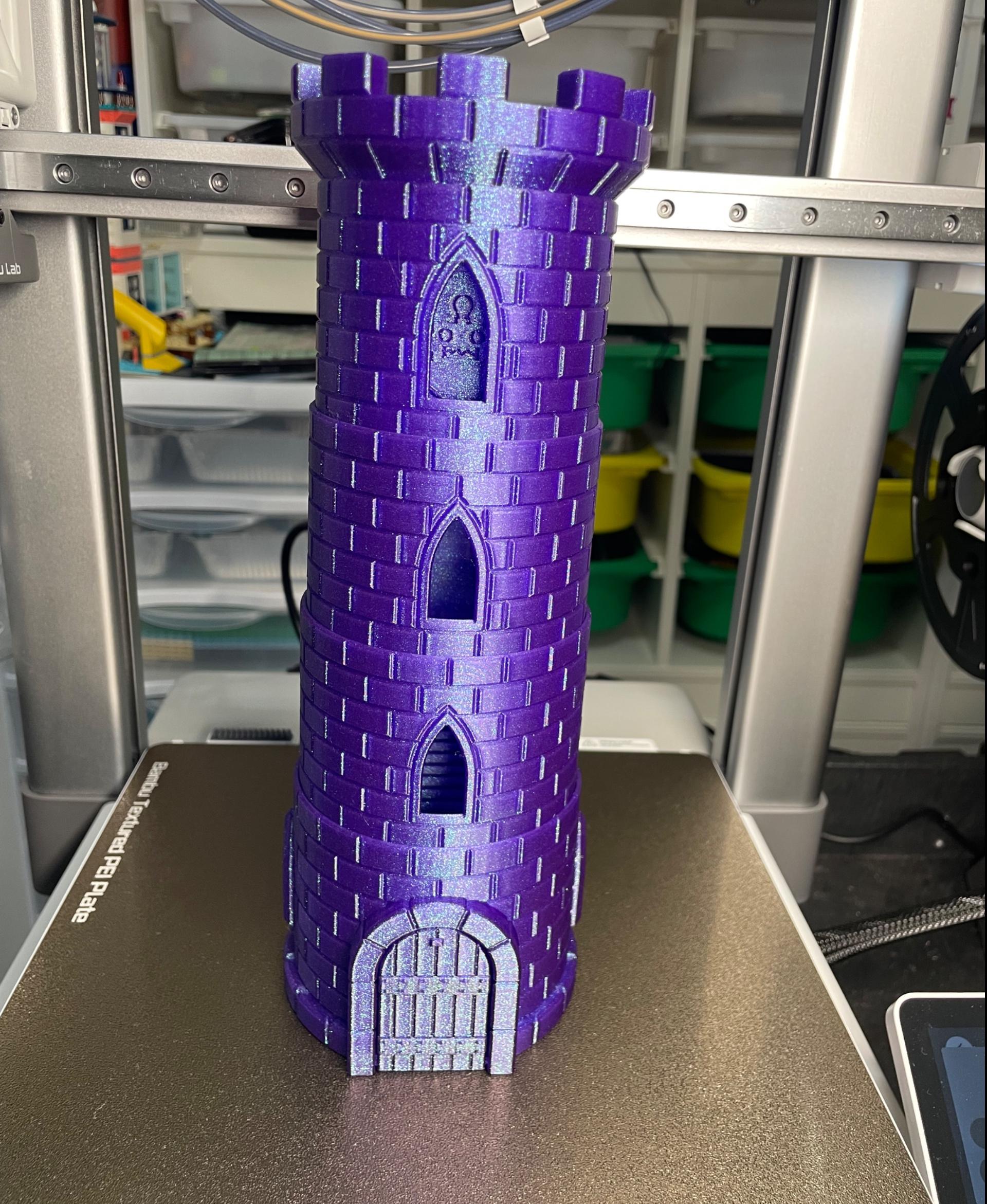 Collapsing Dice Tower - 9H 51m  looks great - 3d model