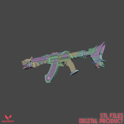 Si Fi Arcane Vandal Valorant 3d model