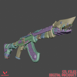 Si Fi Arcane Vandal Valorant 3d model