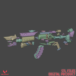 Si Fi Arcane Vandal Valorant 3d model