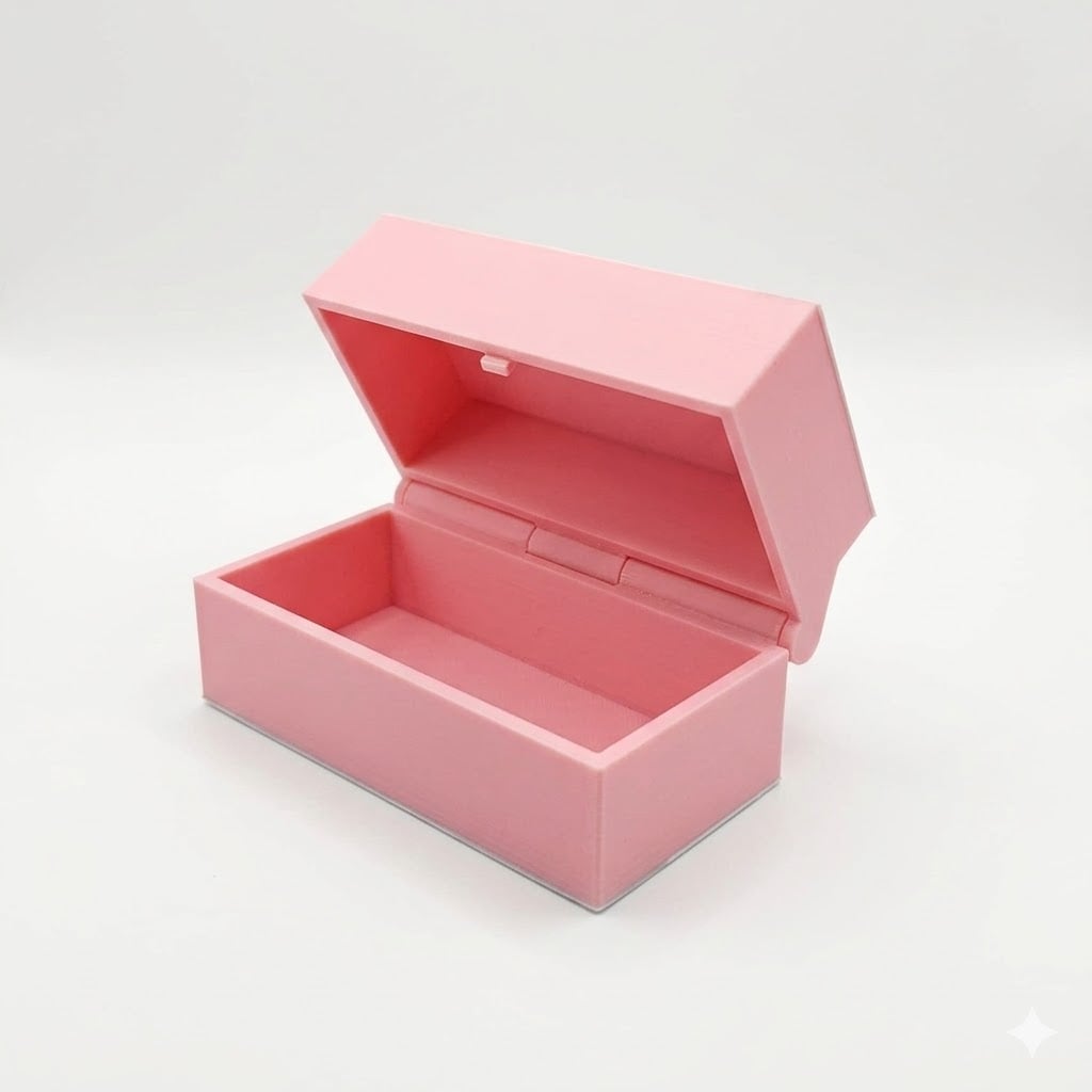 Snap Fit Box Blank 50x100x50mm 3d model