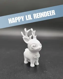Happy Lil Reindeer 3d model