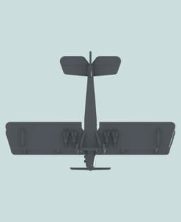 1:144 Martinsyde G.102 "Elephant" 3d model