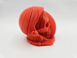 TWIST ASTRONAUT SKULL FIDGET RIGHT VISOR 3d model