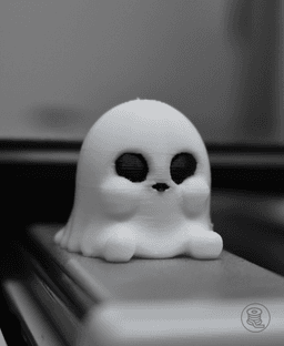 Miniature Cute Ghost 3d model