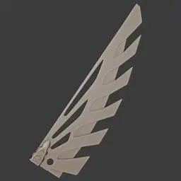 Big Feather Blade 3d model