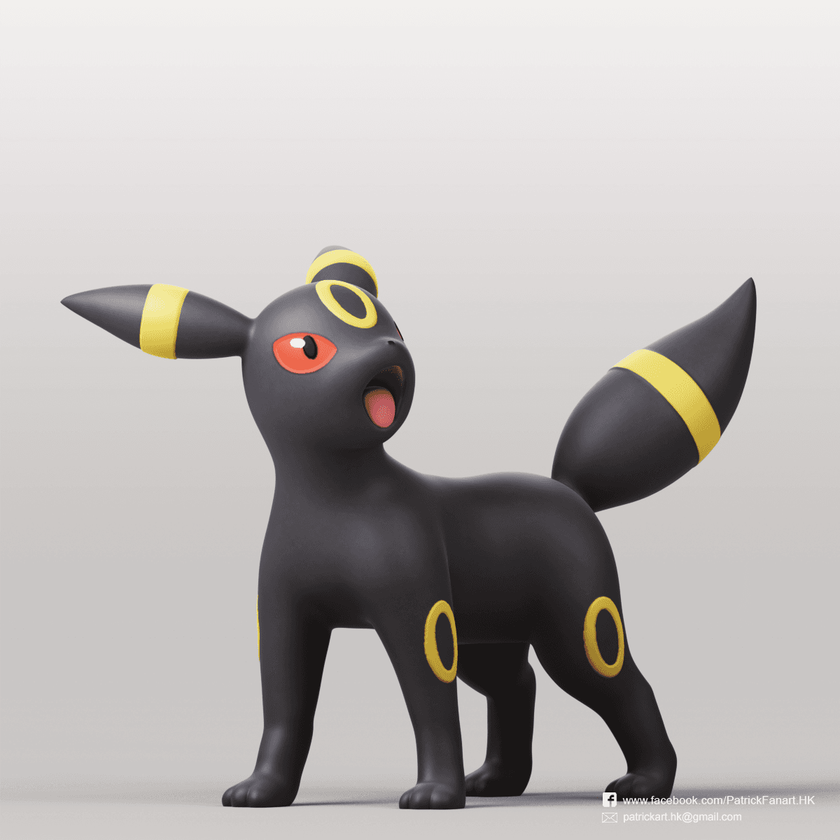 Umbreon(Pokémon) 3d model