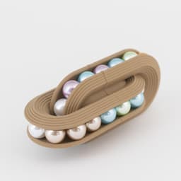 the CHAIN puzzle // Retro 3d model