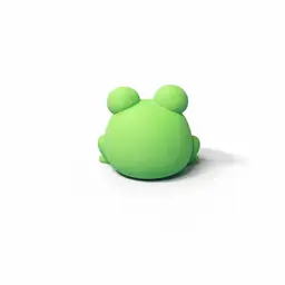 CUTE FROG WITH ROTATING EYES (NO AMS) / CUTE GROG SCULPTURE / BUDDY / FROGS / SHLEFDECOR 3d model