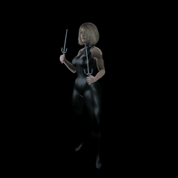 Blonde Assassin 3d model